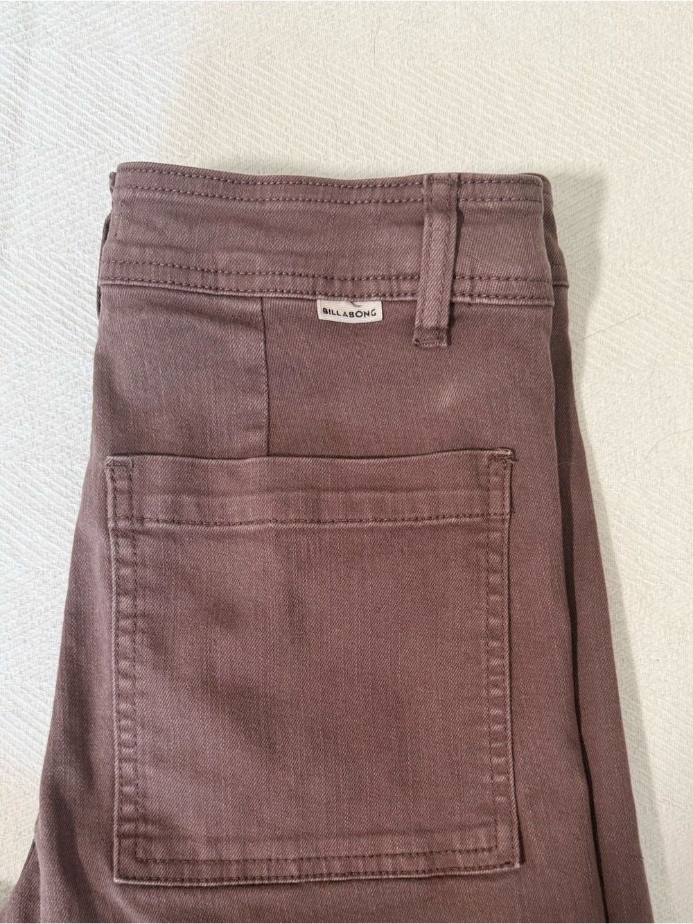 Billabong High Waisted Wide Leg Raw Hem Pants - Picture 6 of 8